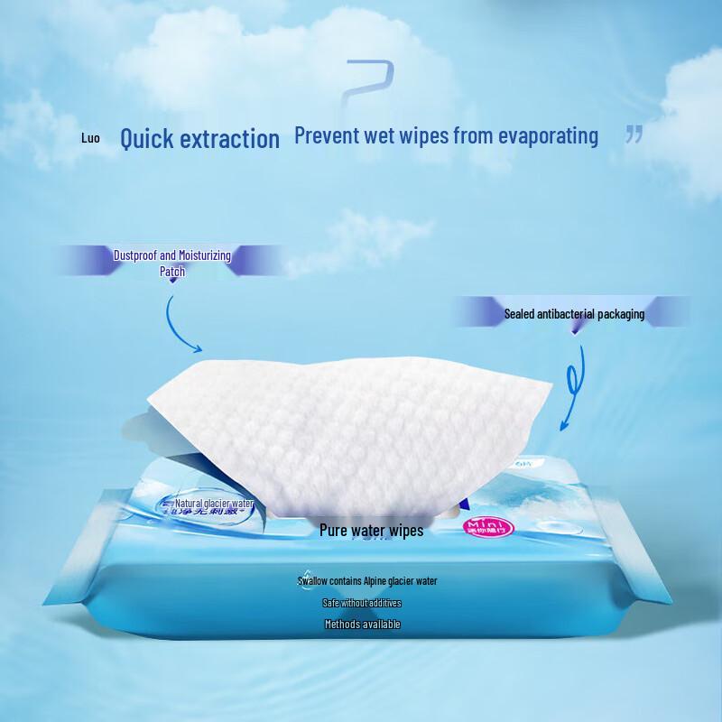 Tempo Glacier Pure Water Baby Wipes