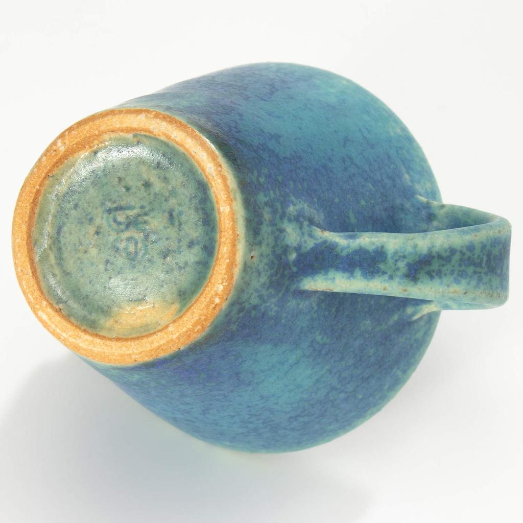 Marui Seito Shigaraki Ware Hechimon Espresso Blue Approximately 80ml Made In Cup/Mug, Glaze, Capacity, Ceramic, Japan, MR-3-3260