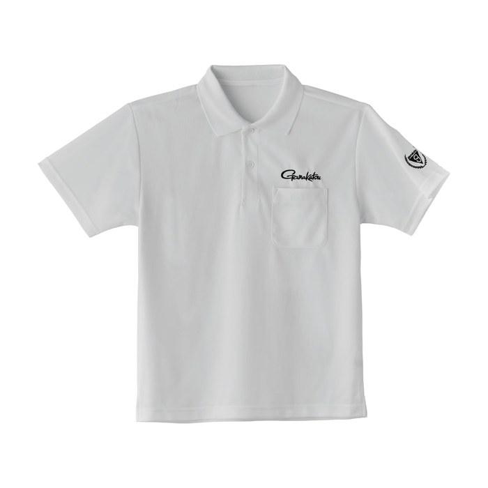 Gamakatsu Polo Shirt White L GM3783