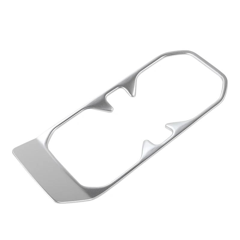 SHINEKA ABS Car Front Drink Cup Holder Decoration Cover Trim For Jeep Wrangler JL Gladiator JT 2018-2023 Interior Accessories