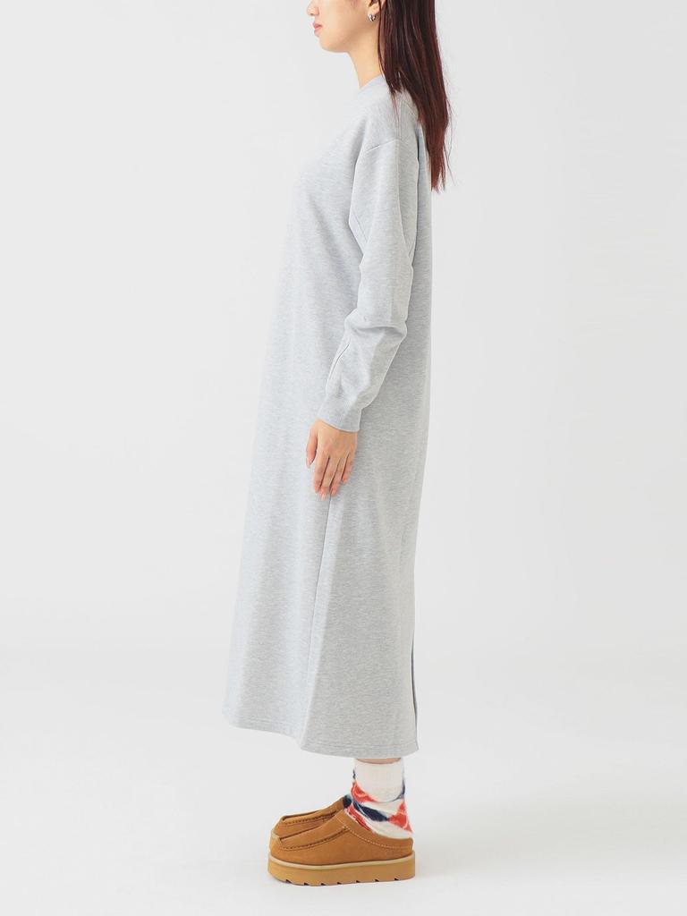 B.:MING LIFE STORE by BEAMS Damen-Fleecekleid mit Ärmelform (Größen S-M) TOP_GRAU M