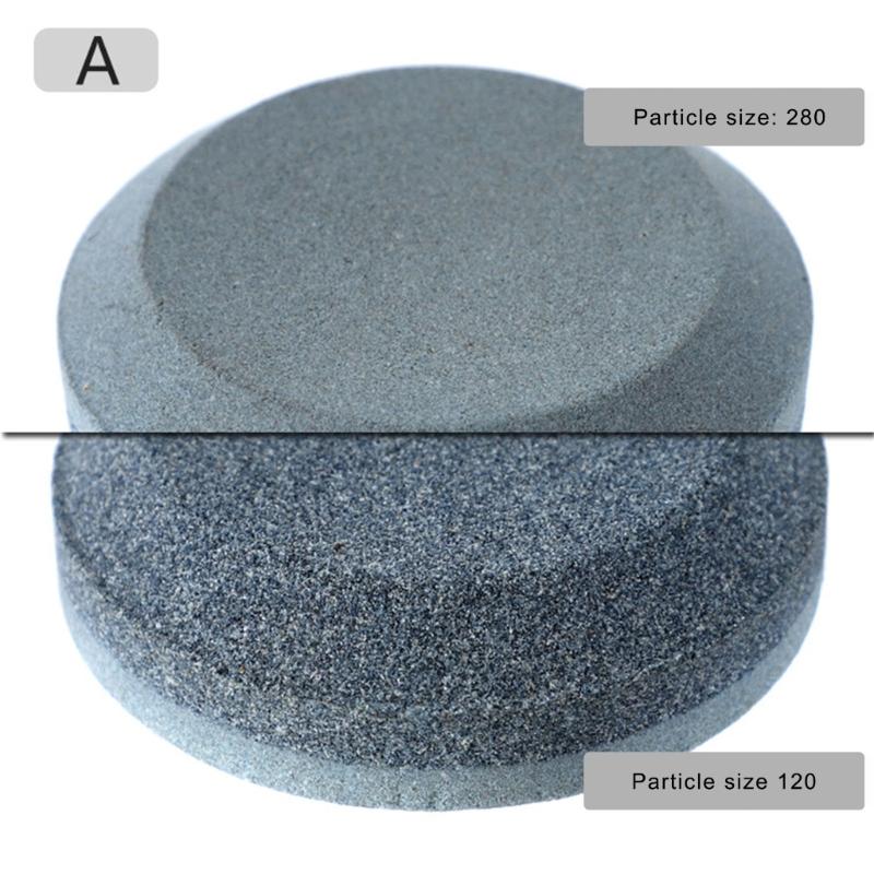 Double Side Abrasive Sharpener For Cutter Scissors Tool Ergonomic Round Design Durable Corundum & Silicon Carbide