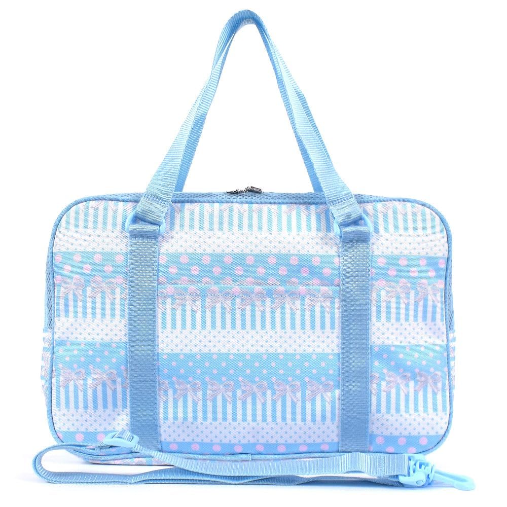 BUNTER CANDY-STIL Kalligraphie und für die Grundschule Tasche Kalligraphie-Tasche mit Schulter Verzaubert durch Polka Dots und Spitzenbänder NN103000 Tasche,