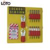 LOTO Wall-Mounted Acrylic Lockout Tagout Station