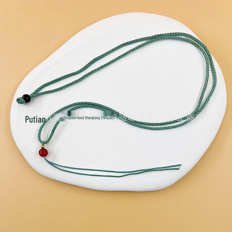 Handmade Adjustable Pendant Rope for Men & Women - Simple Woven Jewelry Lanyard