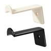Wall-Mounted Hat Hanger Set with 16 ABS Holders and L-Profile Design for Cap Storage In Closets, Entryways and Bedrooms
