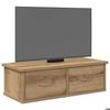 VidaXL Wall Cabinet Artisan Oak 60x26x18.5 Cm Engineered Wood, Wall-Mounted TV Cabinet, Wall-Mounted TV Unit, TV Unit 855859