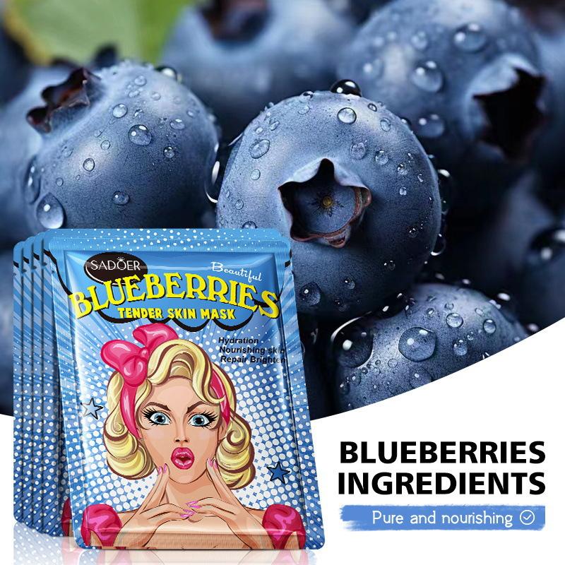 Sadoer Blueberry Rejuvenating Goddess Mask Hydrating Facial Mask