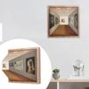 Creative 3D Naked Eye Vision Wall Decoration Wooden Non Perforated Wall Mounted Bedside Atmosphere Unique Home Decoration Gift