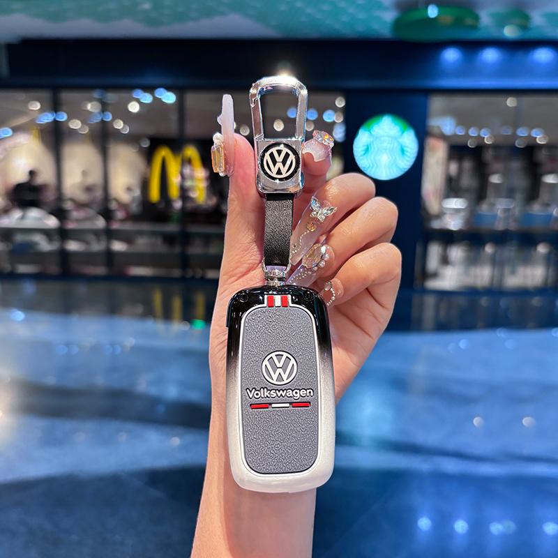 2026 Heißes Autoschlüsselgehäuse aus Zinklegierung für VW Polo, Golf, Passat, Tiguan, Beetle, Caddy, T5, Up, Eos, Octa