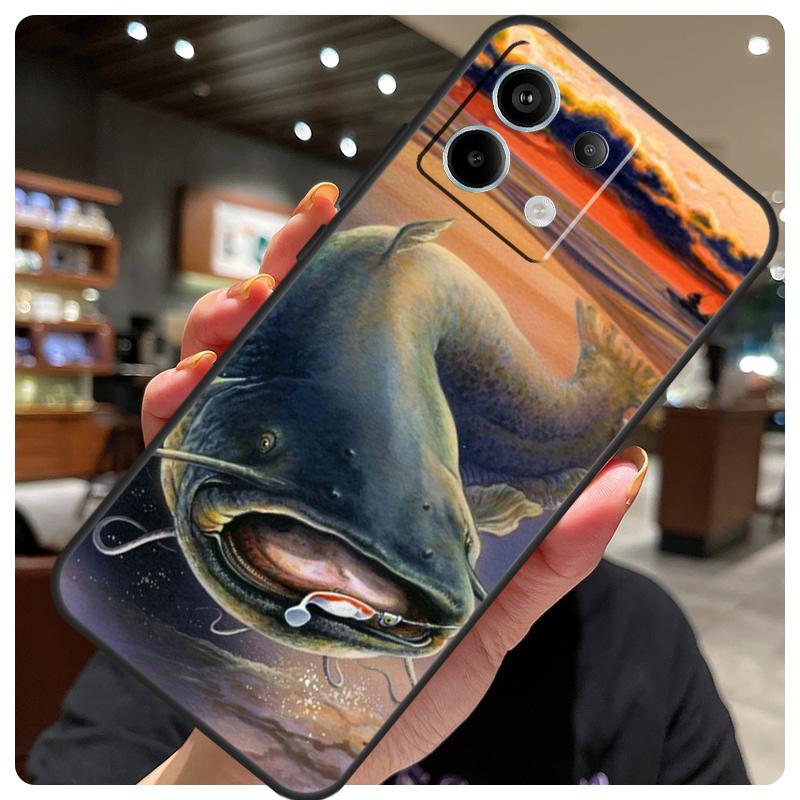 

Art Fishing Lure Case For Xiaomi Redmi Note 14 10 11 12 13 15 Pro Plus Cover For Redmi 15 15C 14C 10C 12C 13C Redmi Note 15 Pro 5G