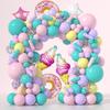 Sweet Donut Balloons Arch Garland Donut Theme Kids Birthday Party Decoration Baby Shower Boy Girl Donut Ballon Set Girls Birthday Party Decorations