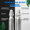 Nindejin 4/5/6Pcs Damaged Screw Extractor Drill Bit Extractor Drill Set Broken Speed Out Bolt Extractor Bolt Stud Remover Tool