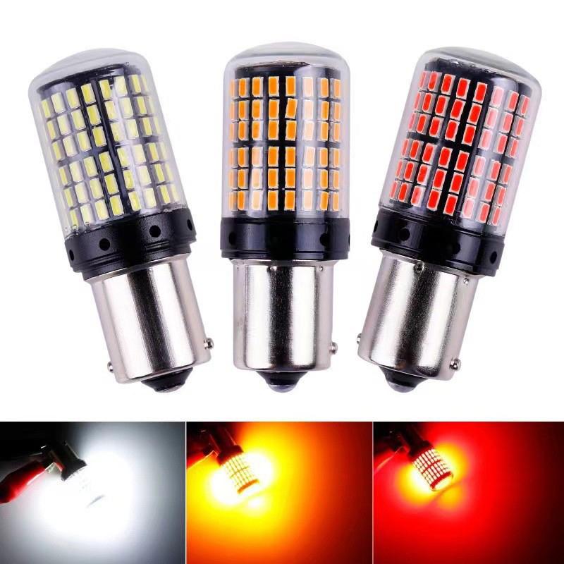 2 Pcs T20 Led Turn Signal Bulbs Canbus 1156 Ba15S P21W 1157 Bay15D P21/5W 7440 7443 W21/5W 3156 3157 Car Rear Brake Light