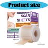 Flexible Silicone Scar Patches 4X150CM Scar Management Portable Scar Sheets for Adults Skin Repair Solution