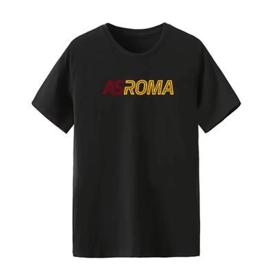 Tricou Imprimat 2025 Munio Roma La fel ca Asroma Bumbac Tricouri pentru Bărbați și Femei Litere Largi Vară Fotbal Tricou de Înaltă Calitate