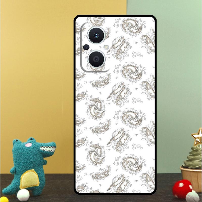 

Чехол с узором Морская выдра для OPPO Reno 15F 13F 14F 12 11 F 10 14 15 Pro 7 8 Lite OPPO Find X9 X8 X6 X5 Pro OPPO Reno14 Pro