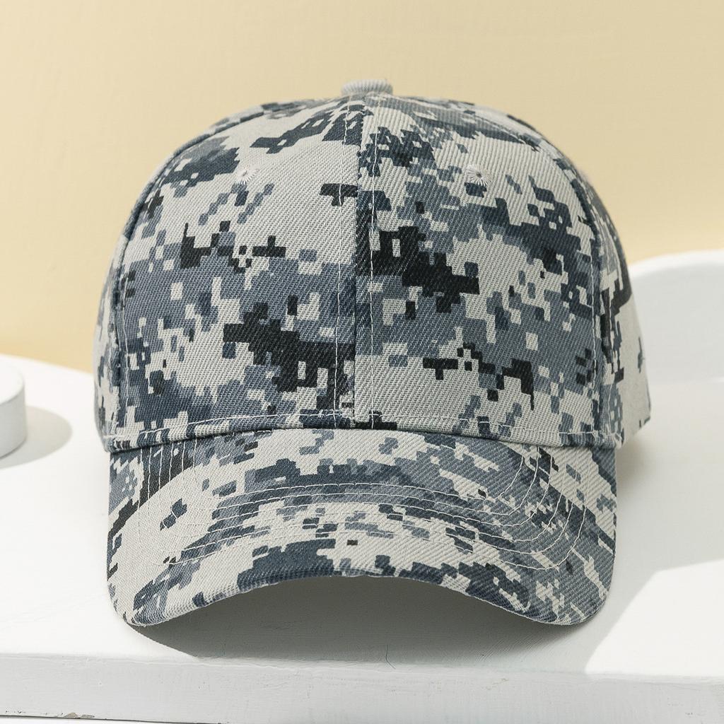 Cross-Border Fashion Military Style Camouflage Baseball Hat, Adjustable Brim Sunshade Cap, Suitable for Jungle Trekking