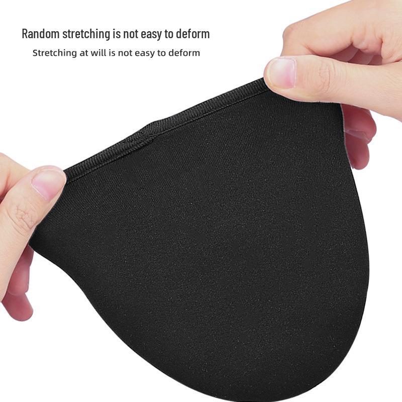 Windproof Cycling Half-Palm Shoe Covers for Mountain and Road Bikes – Soft, Warm, and Self-Locking.