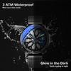 SOLLEN Men's Automatic Car Watch, 3 ATM Water Resistant, Luminous, for Adults and Car Enthusiasts - 42.5mm, Blue, Casual.