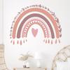 Cartoon Rainbow Heart-shaped Wall Sticker for Kids Room Children Room Decor Bedroom Living Room Home Decoration Wall Decals