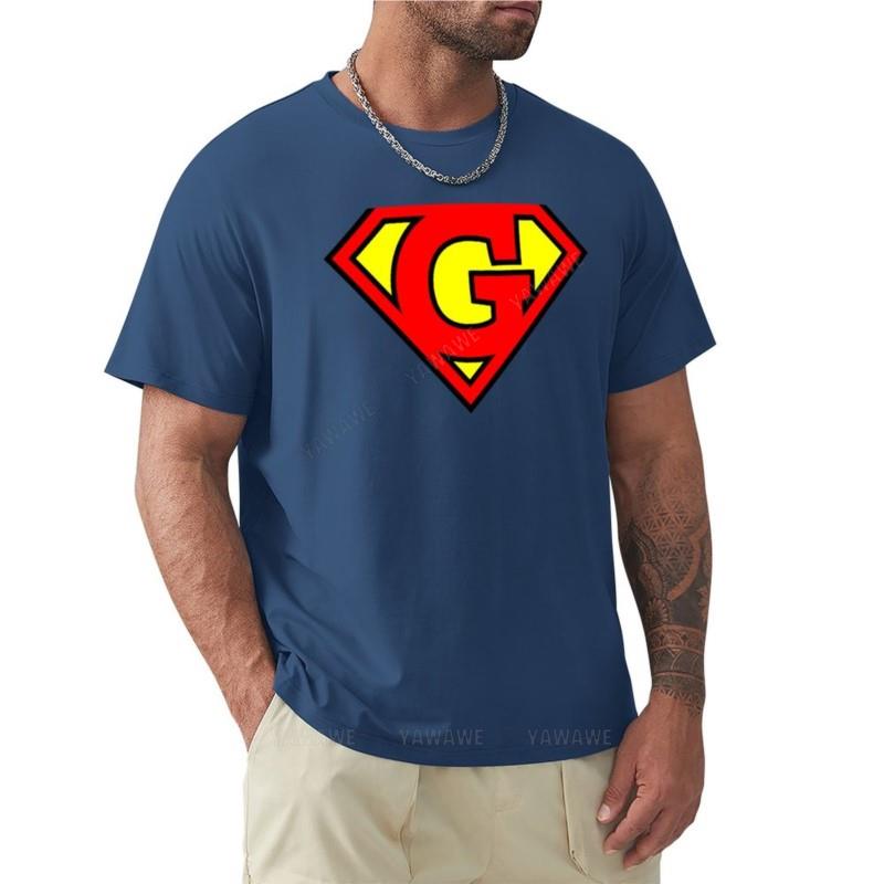 man summer for boys Letter G | Super Letter Vol.1 Short sleeve for a boy boys t shirts mens t shirts pack new men cotton tshirt