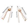 Cat Teaser Wand Toy - Plush Lion & Dog Design, Wooden Handle Interactive Toy for Cats,