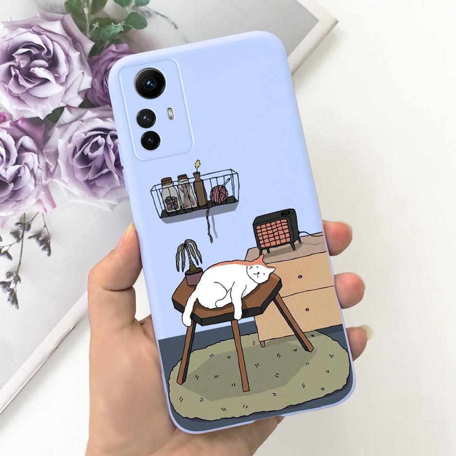 For Xiaomi Redmi Note 12s Case Cute Fashion Cartoon Back Cover 6.43'' Soft TPU Phone Case For Redmi Note 12S Note12s Fundas Capa