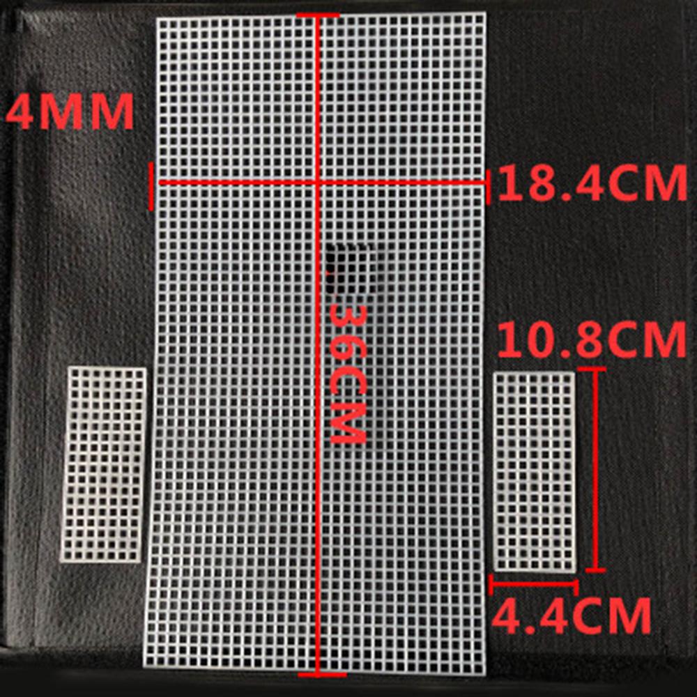 Tissu en maille plastique pour la fabrication de sacs, sacs à crochet à loquet, sacs artisanaux, matériel de tissage, crochet à grille en plastique, accessoires d'artisanat de bricolage