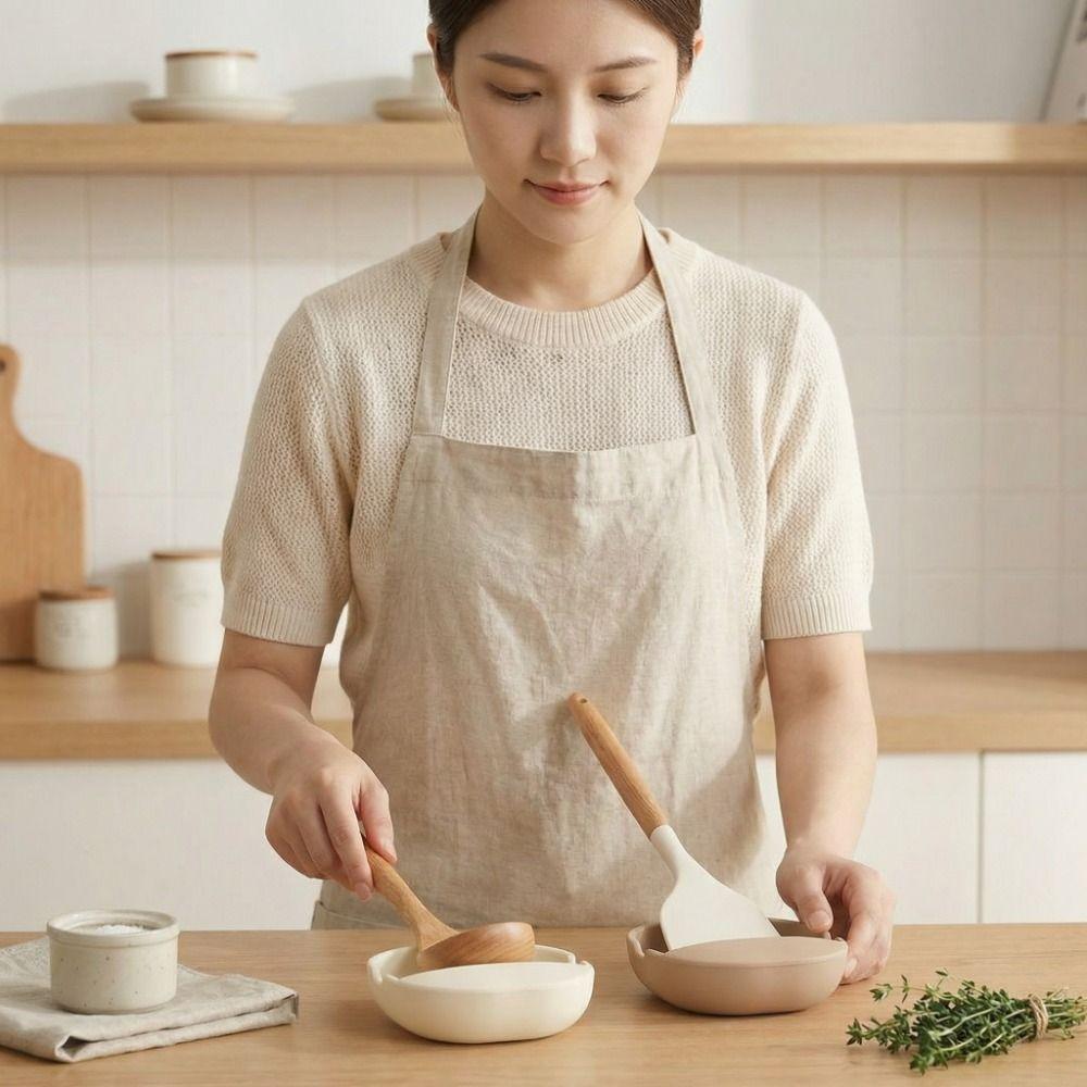 Heat-Resistant Spatula Holder Non-slip Soup Spoon Rack Fruits Bowl Chopstick Rest  Dinning Table