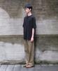 Holliseon Lawrence Slub Short Sleeve T-Shirt Black