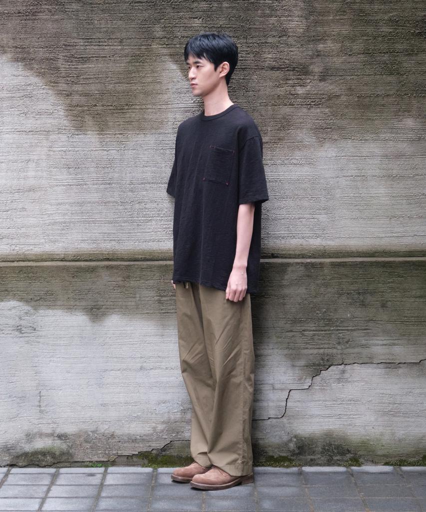 Holliseon Lawrence Slub Short Sleeve T-Shirt Black