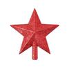 In Stock Five-Pointed Christmas Tree Topper Star - Available in Gold, Silver, Red, Pink