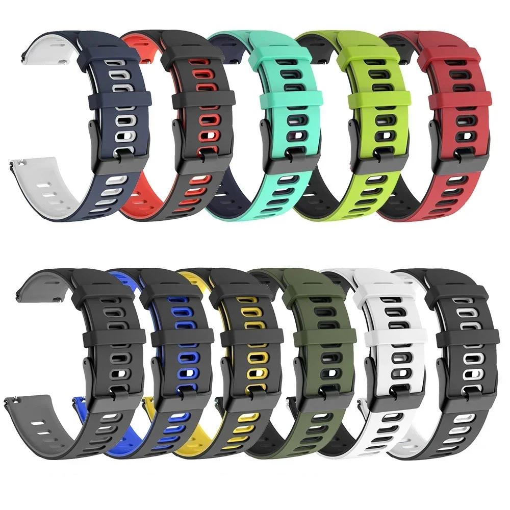 22mm Breathable Watch Strap For IGPSPORT LW10 Silicone Correa Band For iGPSPORT VeRun Smartwatch Colorful Sport Bracelet Band