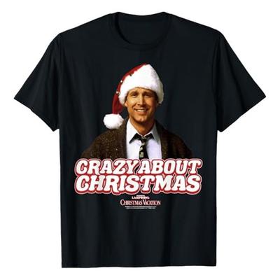 National Lampoon's Weihnachtsferien Mädchen Verrückt nach Weihnachten Baumwoll-T-Shirt