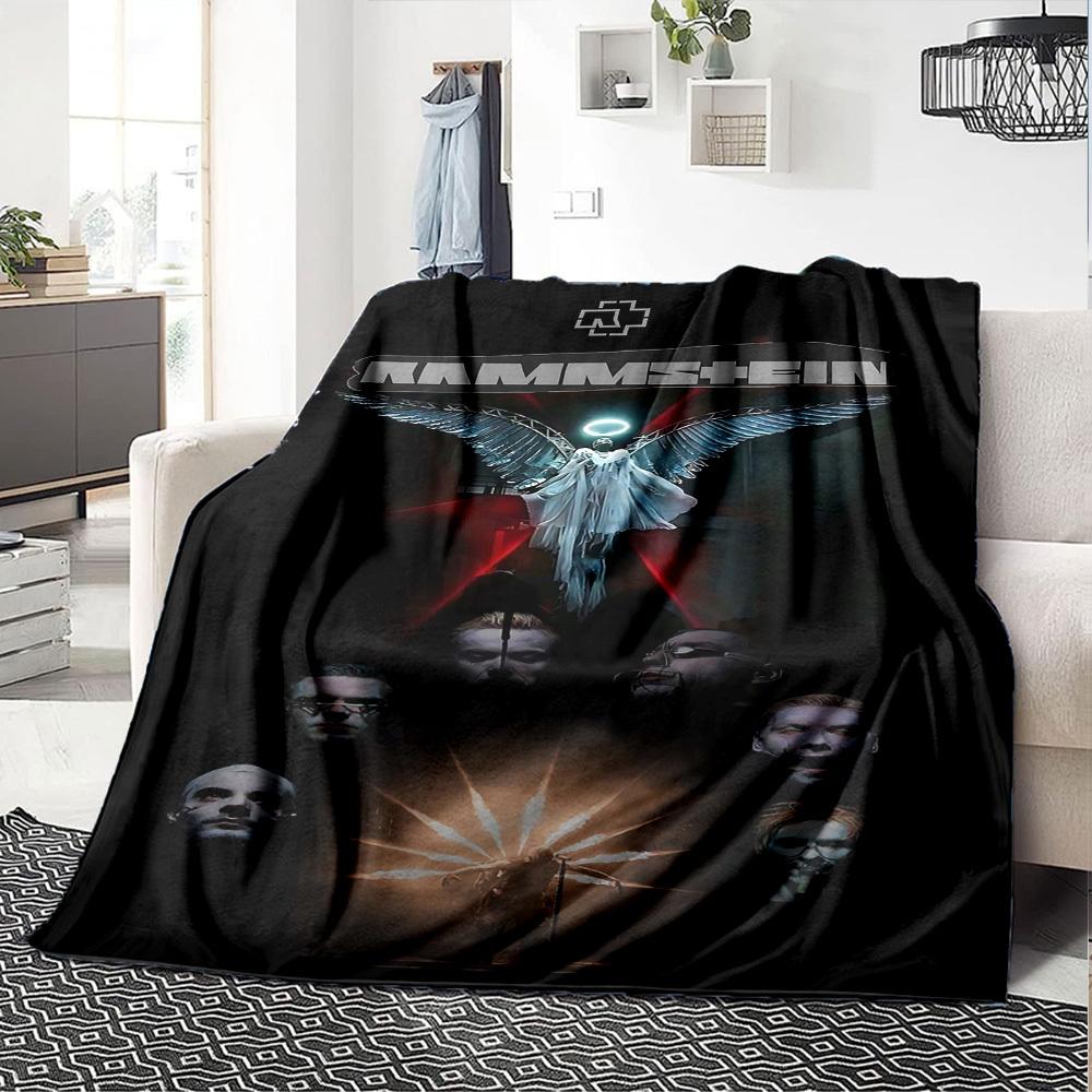 1 Stück Rammstein Engel Weiche Flanell All-Season Decke für Zuhause, Büro, Außenbereich Strapazierfähiger Komfort 100599