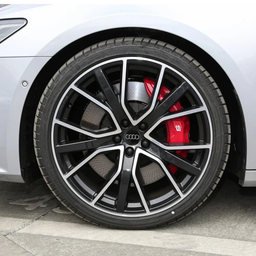 Hub Caps Hot New 2025 For Audi 4PCS 59mm Audi Hub Caps Car Wheel Center Wheel Caps For Audi A1 A2 A3 A4 A5 S C5 A3 A4 S5 S7 R