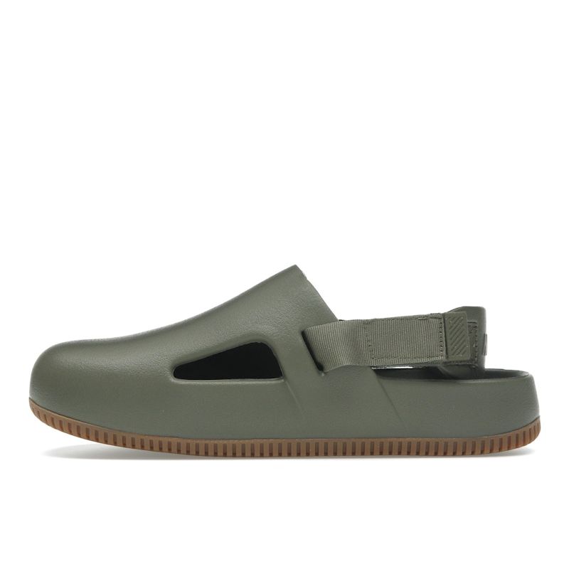 Nike Calm Mule Medium Olive Men Sneakers Green Gum-Medium-Brown FD5131-202