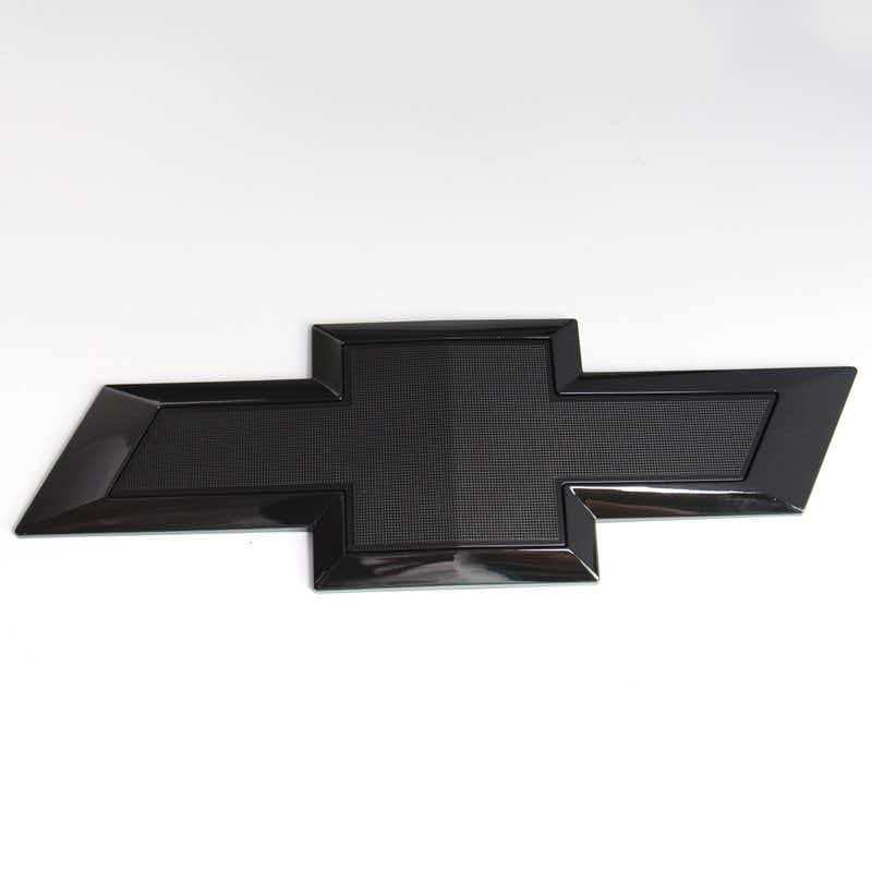 1pcs Rear Tailgate Black Bowtie Emblem For Chevrolet Silverado 2014-2026 1500 2500 3500HD Colorado 2015-2020