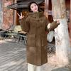 Korean Version Thickened Bread Clothes Down Cotton-padded Clothes Women's Loose Winter Jacket Medium and Long Knee-padded Jacket