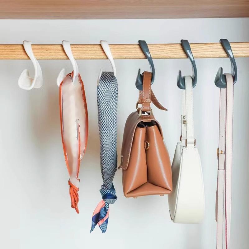 Pack Of 5 Handbag Scarves Holder Hooks Bag Hanger Efficient Storage and Organization Hook for Wardrobes and Entryways