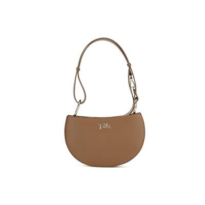 Reißverschluss PU Umhängetasche Damen Umhängetasche Khaki F13W211165F-DK