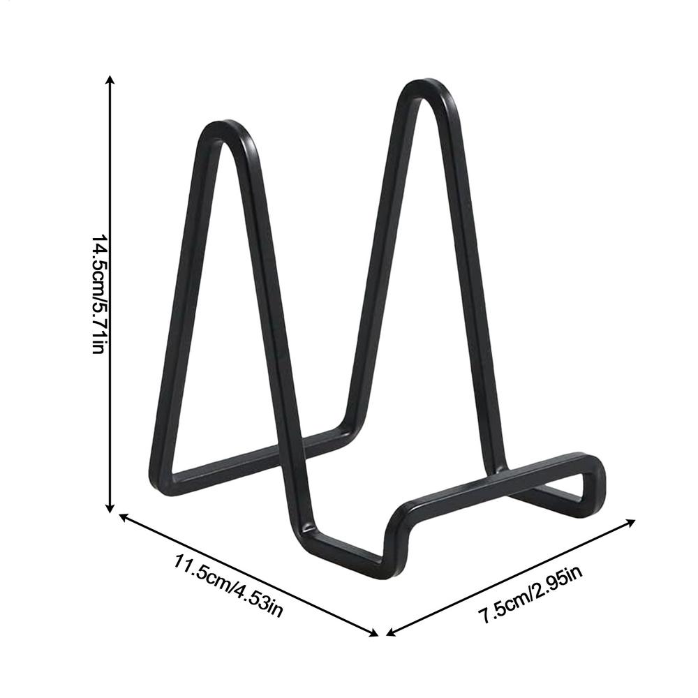 

Iron Art Magazines Display Stand Dish Rack Plate Bowl Picture Frame Photo Book Pedestal Holder Home Decoration Storage Ornaments чорний