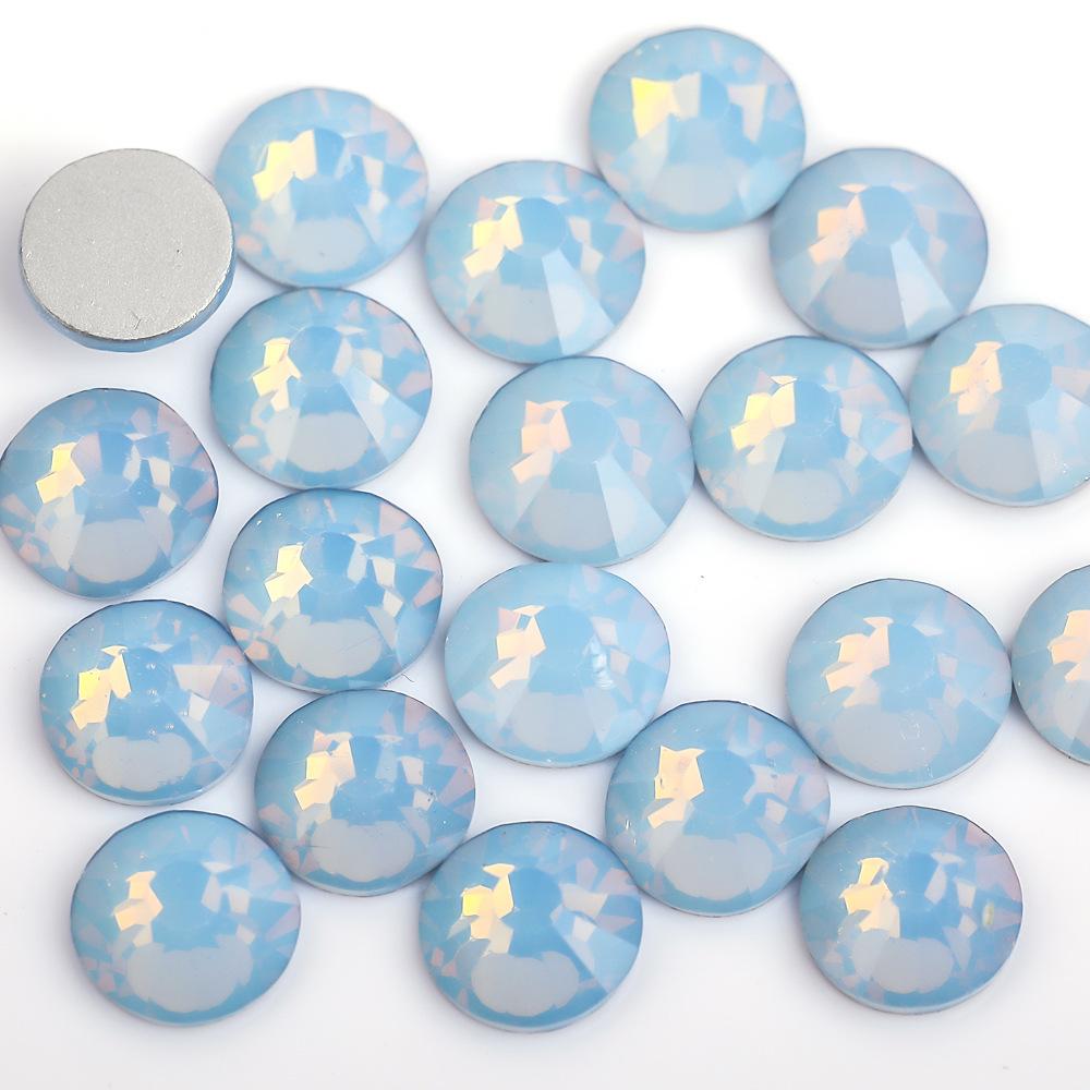 Plattbotten Diamantspik Diamantglas Kristall Rund DIY Klistermärke Diamant Smyckestillbehör