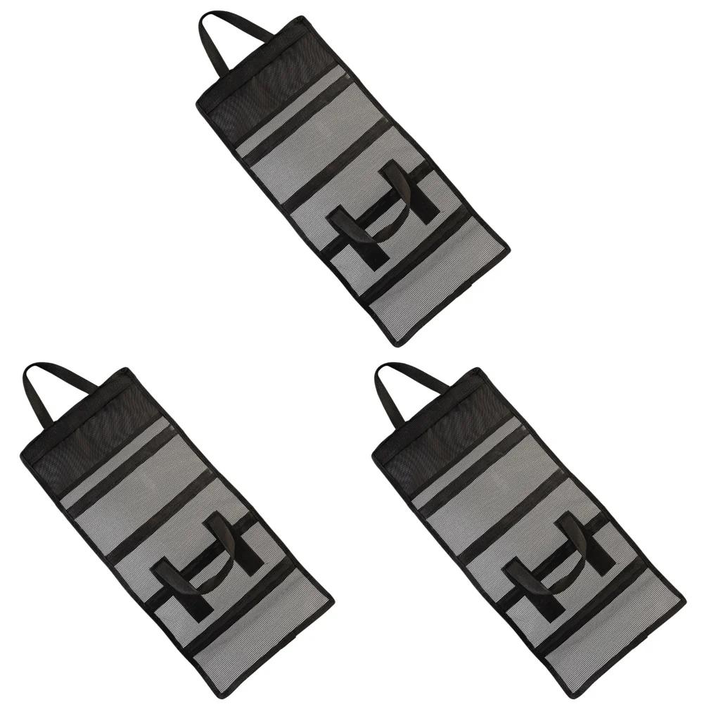 Portable Fishing Lure Bags Dirt Resistant Mesh Folding Bait Lure Hook Handbag Breathable Wear-resistant Fishing Gear Accessories