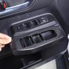 For Toyota Land Cruiser Prado 2024 ABS Carbon Fiber Car Glass Lift Button Decorative Frame Car Interior Accessories