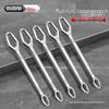 Adjustable Double-Headed Plum Blossom Wrench Set (8-22mm) - Multifunctional Open-End & Self-Tightening Wrench