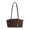 Niche Matte Handbag Women's 2025 New Retro Simple Underarm Bag Fashion High-end Leopard Print Shoulder Bag