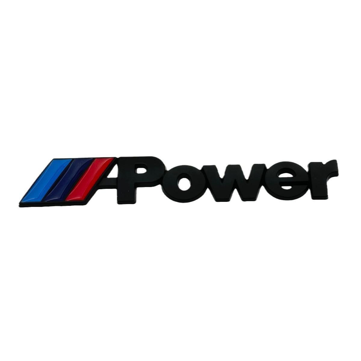 

Металлическая наклейка-эмблема на багажник BMW для X1, X5, X6, M-Power, модификация крыла 3 и 5 серий чёрный/синий
