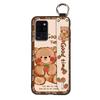 Kickstand Dirt-resistant Phone Case For Oukitel C21 Fashion Design Anti-knock Wrist Strap Back Cover Cute Waterproof